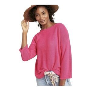 Anthropologie Mayfield Linen Knit Pullover Sweater New With Tags